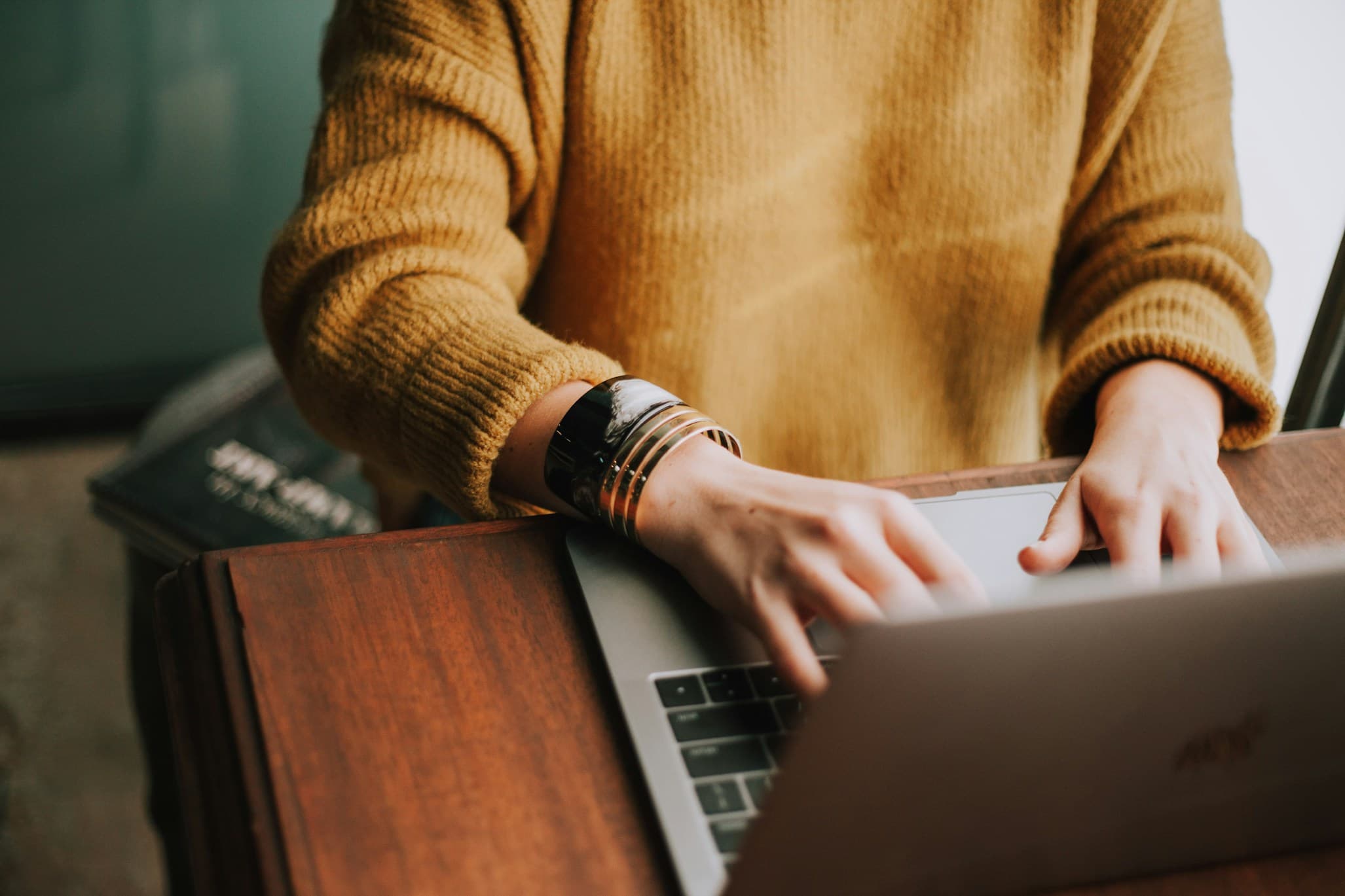 Team member working in a secure lending workspace